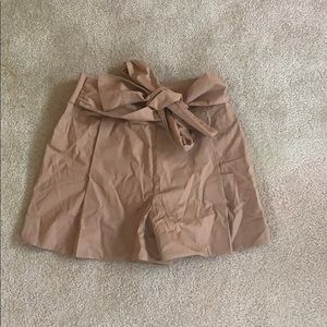 J Crew paper bag shorts with tie